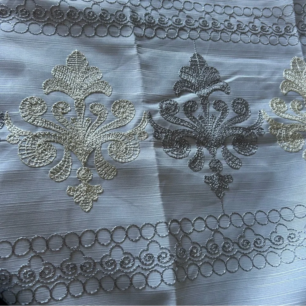 Decorative Damask Shower Curtain - Home Bath #0301261